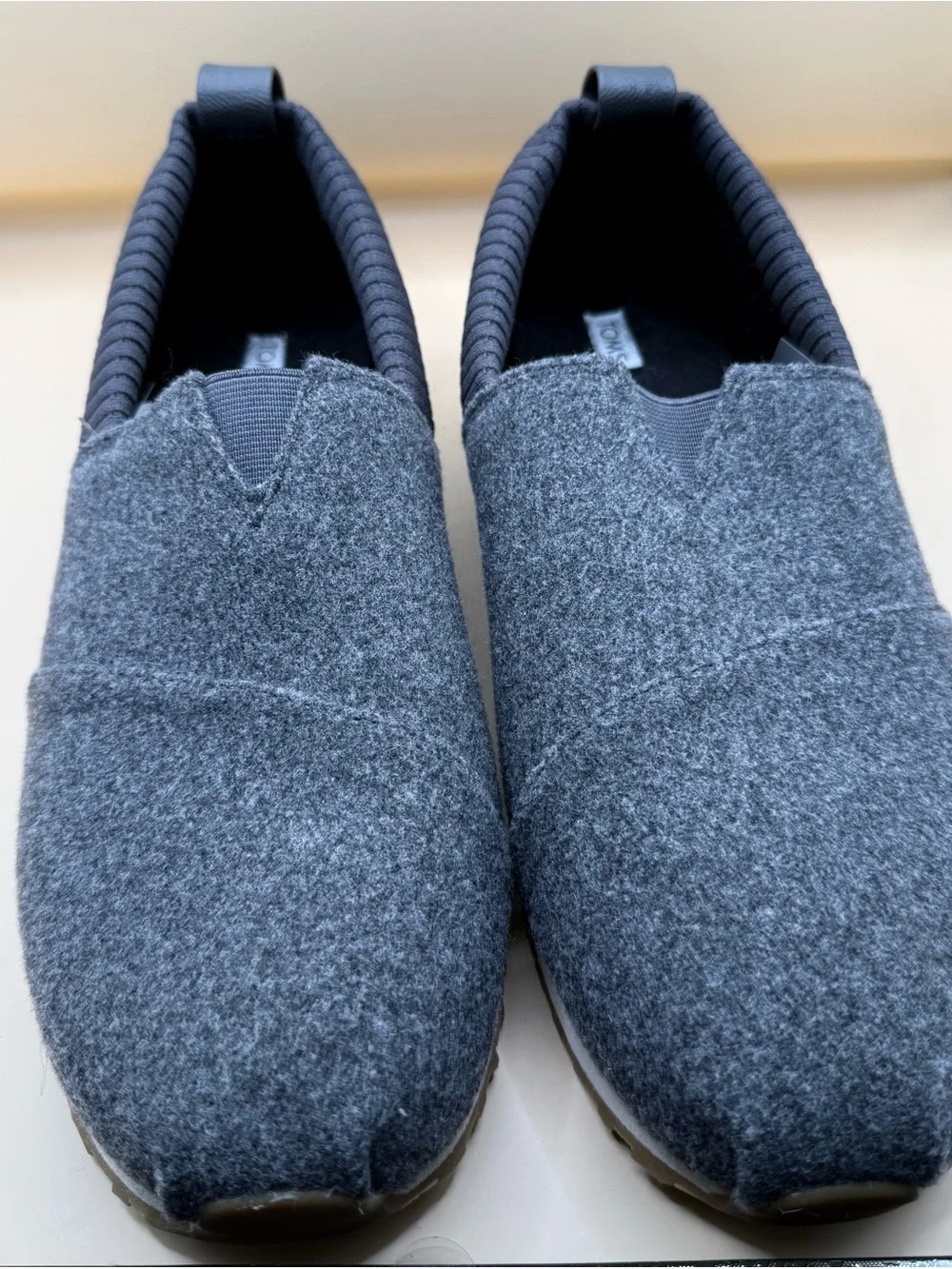 TOMS Mens Alpargata Mallow Felt Slip On Sneaker Grey 11 - Ezra / Resident Style